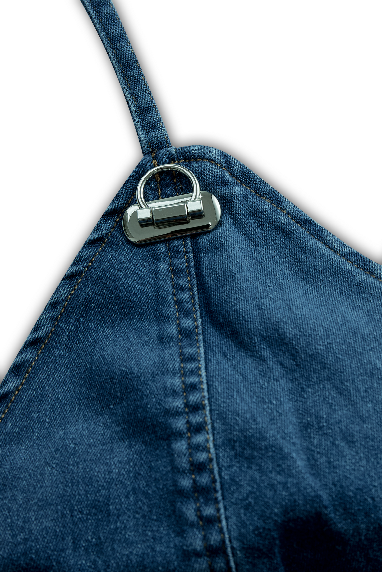 VESTIDO CORTO VALENTINA ROCHE DENIM ELEGANTE