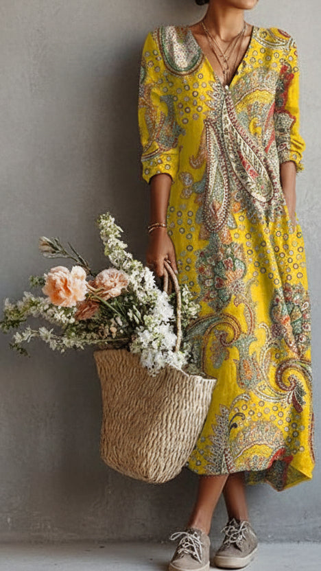 VESTIDO SOLAR AMARILLO