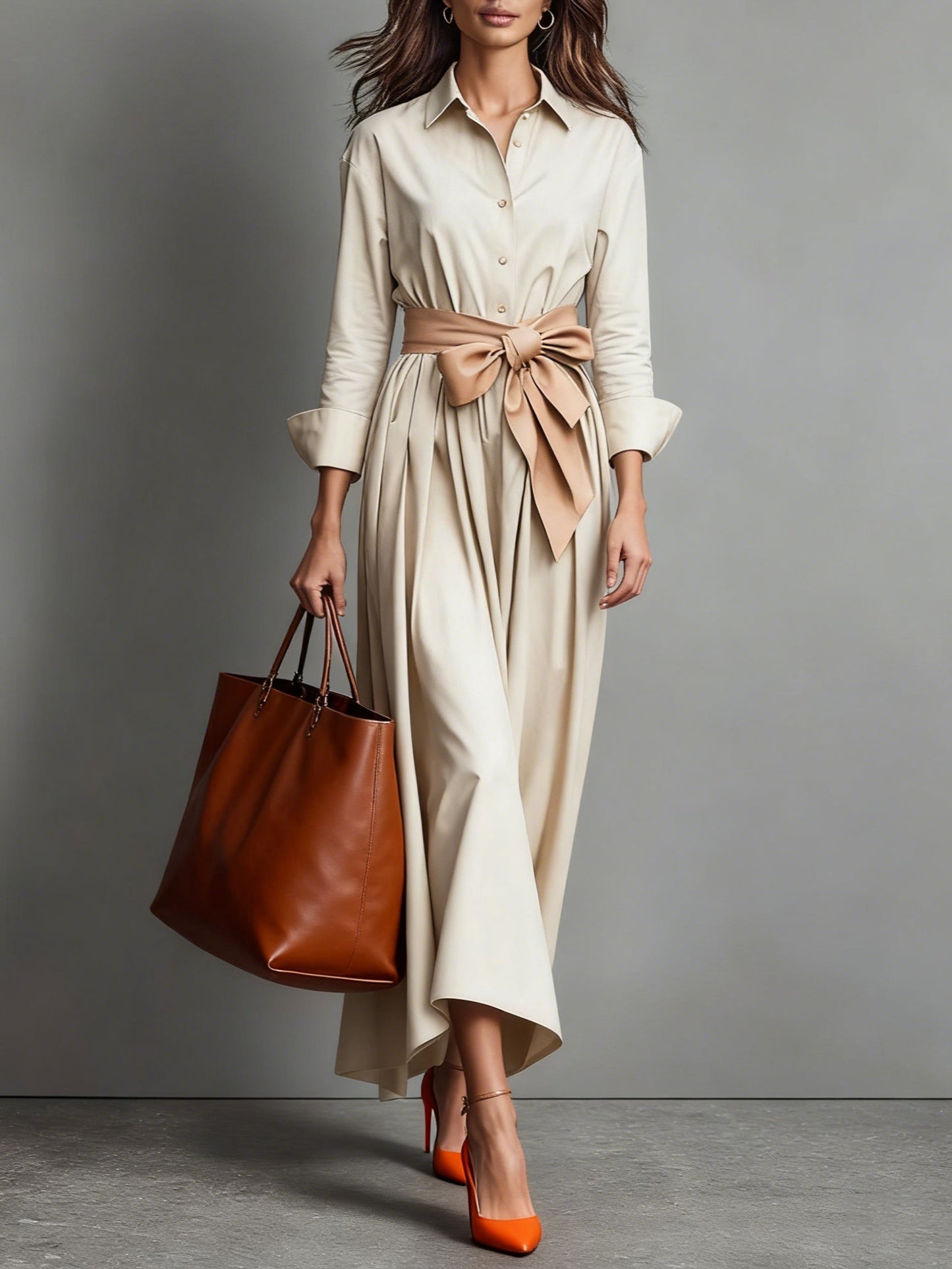 VESTIDO MAXI ELEGANCIA FLUIDA