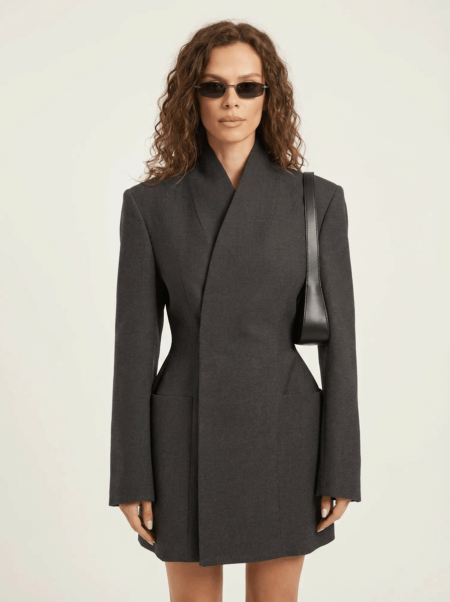 TOP PREMIUM BLAZER CUELLO COREANO ESTRUCTURADO