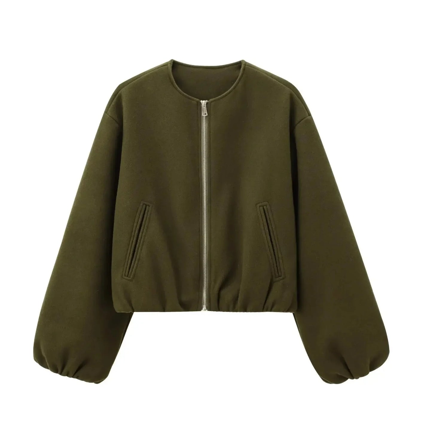CHAQUETA BOMBER PREMIUM MINIMALISTA Y ESTRUCTURADA