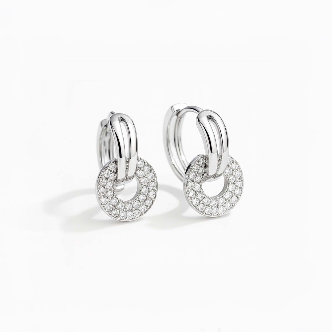 PENDIENTES VALENTINA ROCHE ARO DORADO CON COLGANTE TEXTURIZADO