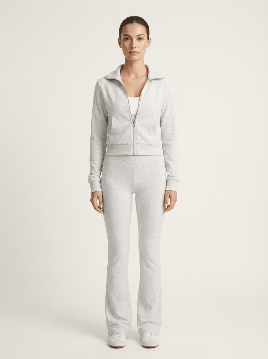 CONJUNTO CONFORT ELEGANTE CON PANTALÓN FLARE