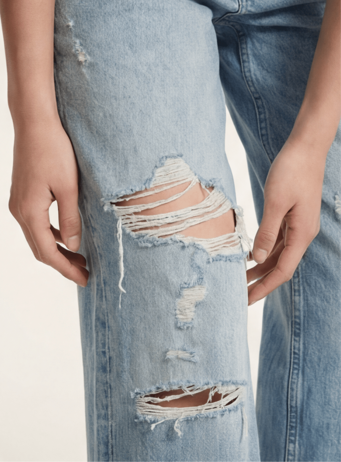 TOP PREMIUM JEANS RECTOS DENIM CLARO