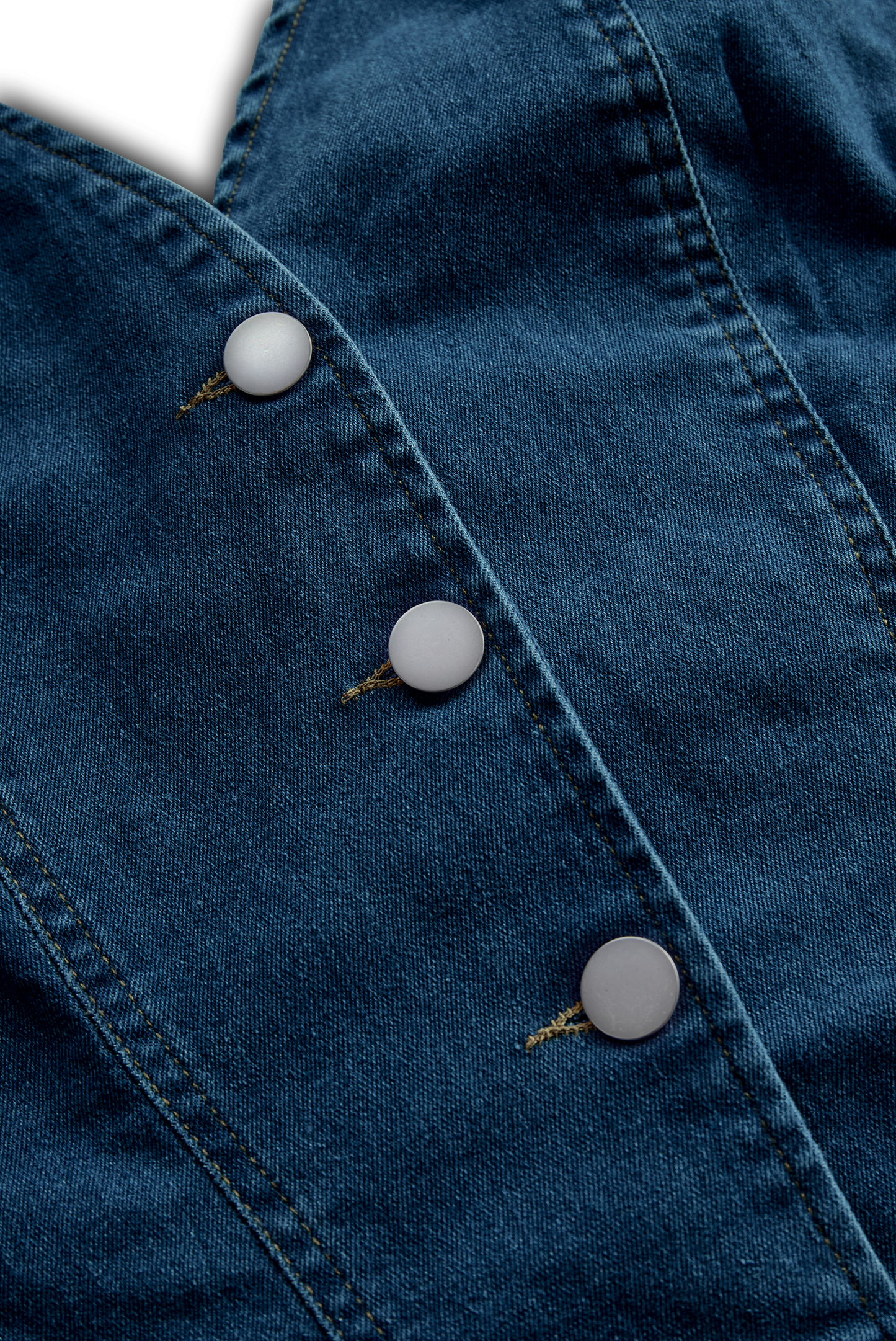 VESTIDO CORTO VALENTINA ROCHE DENIM ELEGANTE