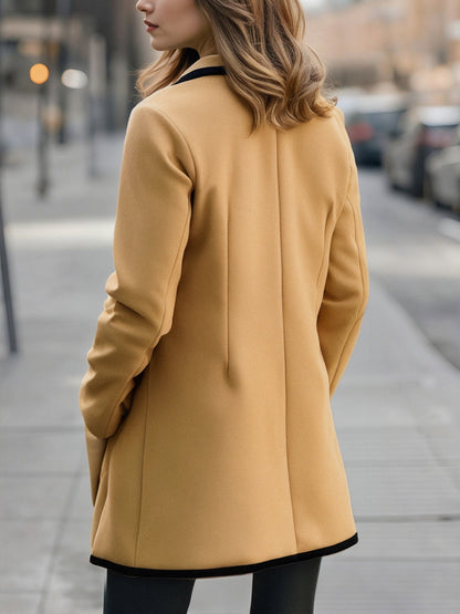 ABRIGO VALENTINA ROCHE LARGO DE CORTE SASTRE