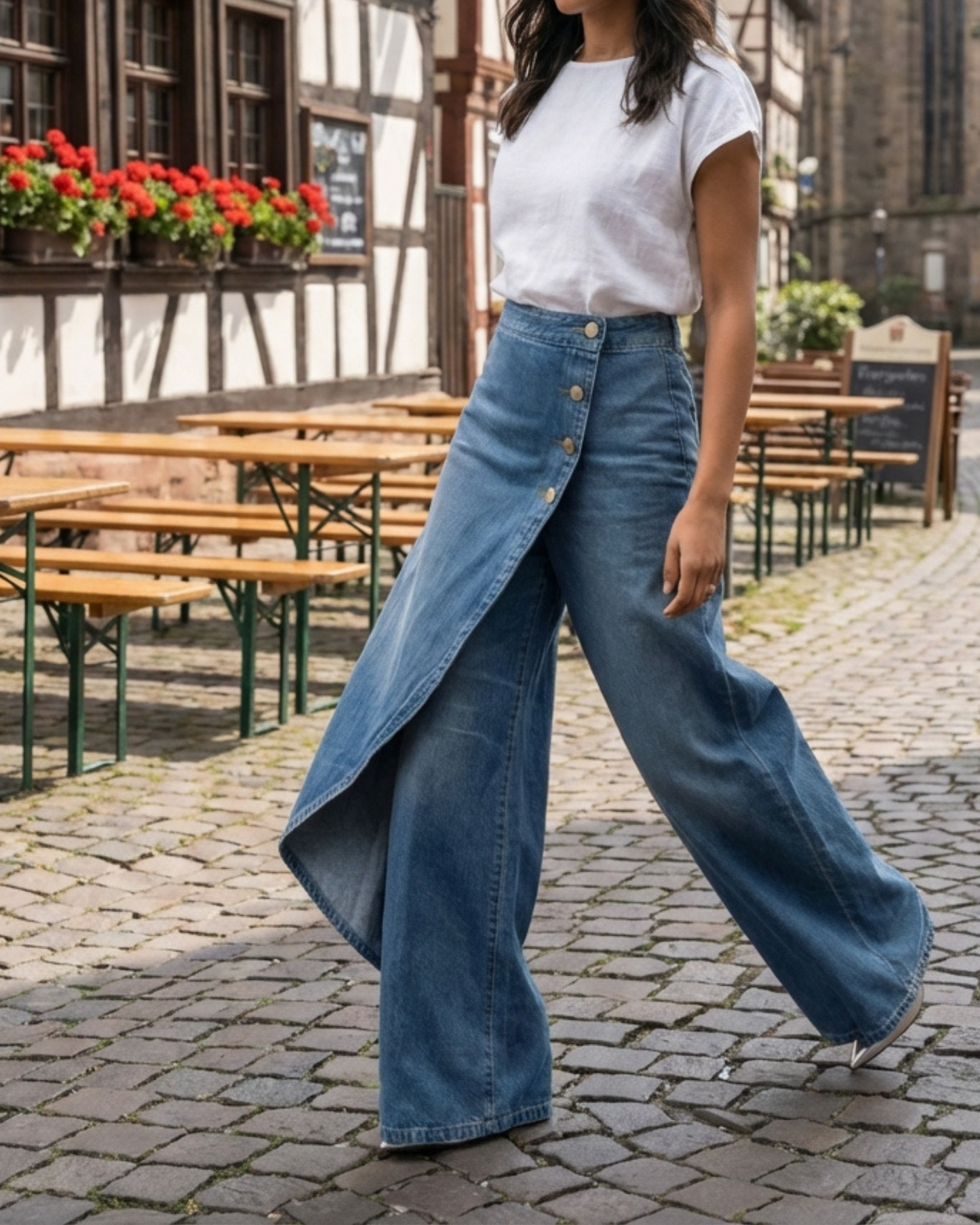 PANTALÓN DENIM WRAP ELITE