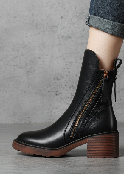BOTÍN VALENTINA ROCHE NEGRO URBANO BLOQUE