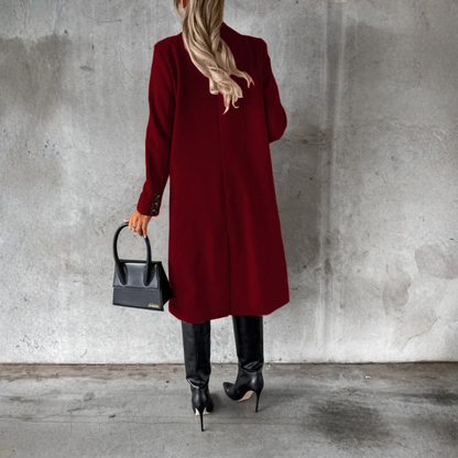 ABRIGO LARGO CLÁSICO DE MUJER