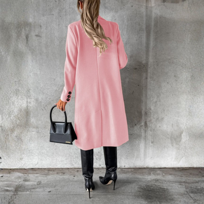 ABRIGO LARGO CLÁSICO DE MUJER