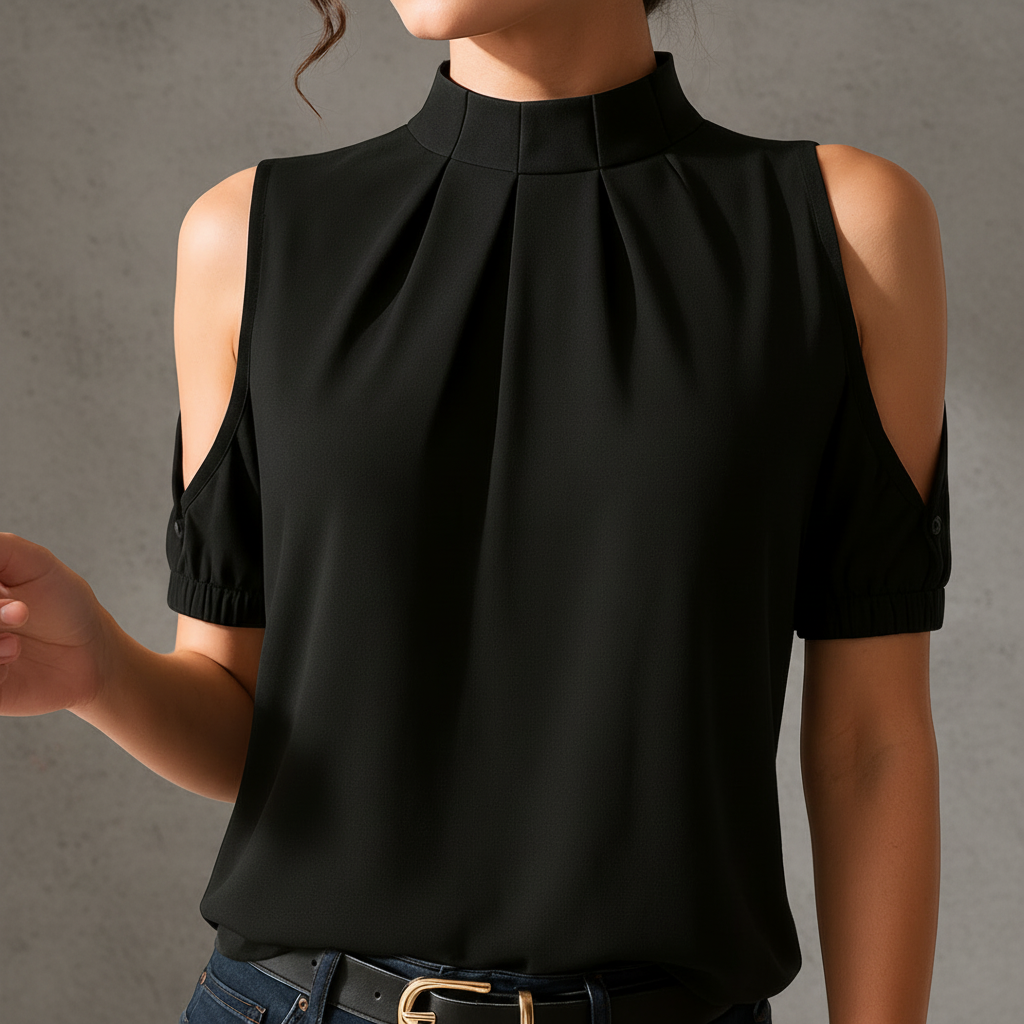 TOP COLD SHOULDER CHIC