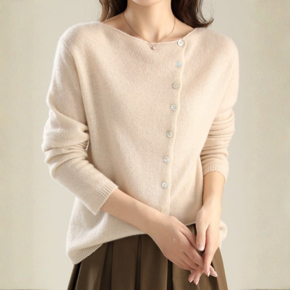 CÁRDIGAN DE PUNTO FINO CON BOTONES