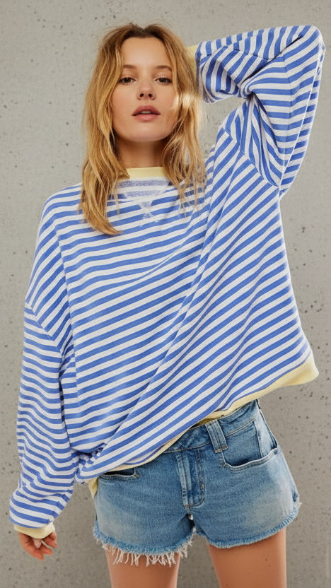 JERSEY STRIPE RELAX