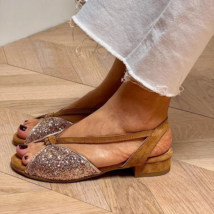 SANDALIAS BRILLO ELEGANTE