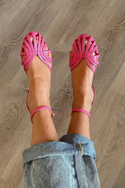 SANDALIAS DORADAS ELEGANCIA