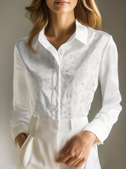 CAMISA VALENTINA ROCHE BLANCA ELEGANTE