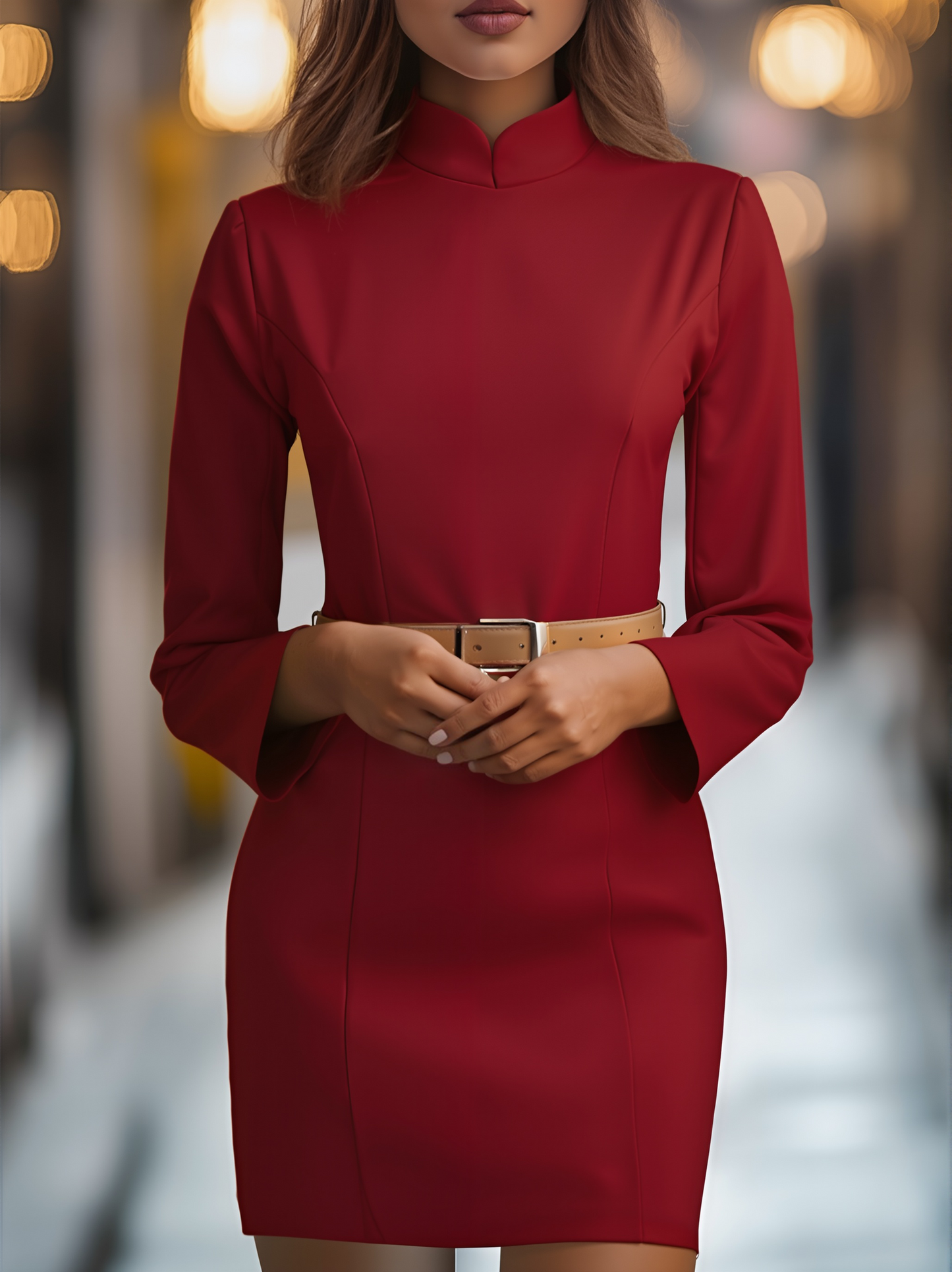 VESTIDO CORTO VALENTINA ROCHE ELEGANTE