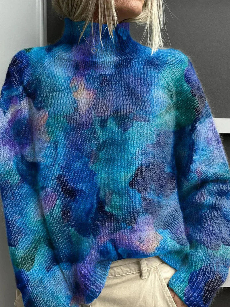 JERSEY DE PUNTO ESTAMPADO NATURALEZA