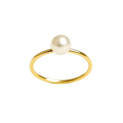 ANILLO VALENTINA ROCHE PERLA MINIMAL DORADO
