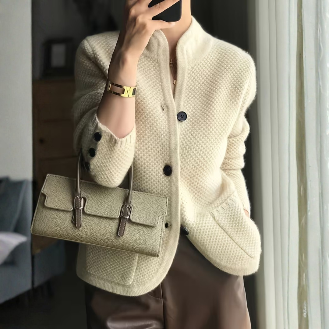 CARDIGAN DE PUNTO CLÁSICO