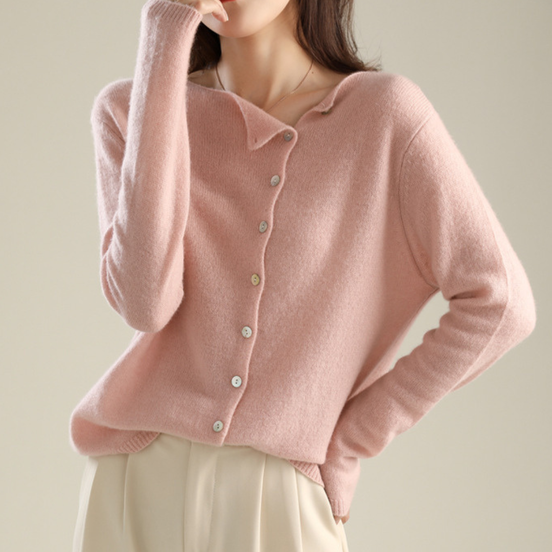 CÁRDIGAN DE PUNTO FINO CON BOTONES