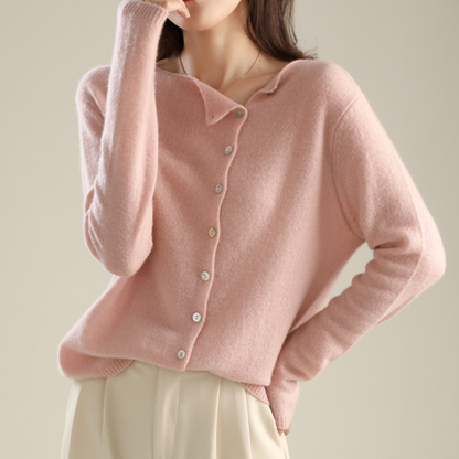CÁRDIGAN DE PUNTO FINO CON BOTONES