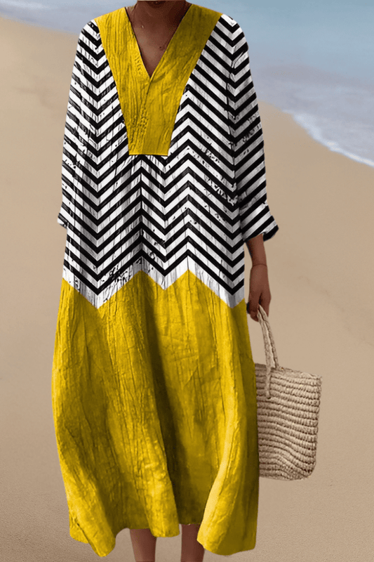 VESTIDO MELODI TESSA ZIGZAG