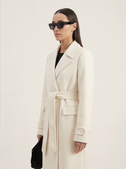 ABRIGO IVORY PREMIUM ELEGANCIA ATEMPORAL