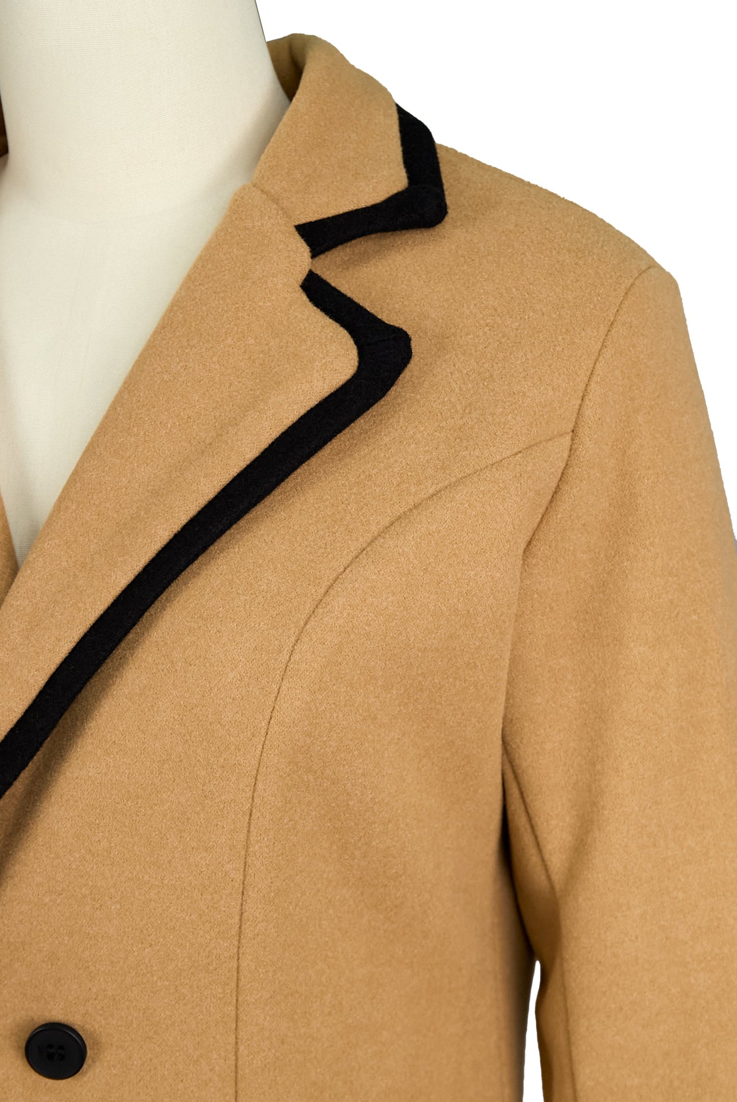 ABRIGO VALENTINA ROCHE LARGO DE CORTE SASTRE