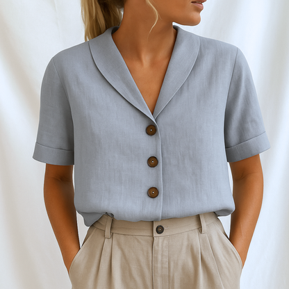BLUSA LINEN MINIMAL