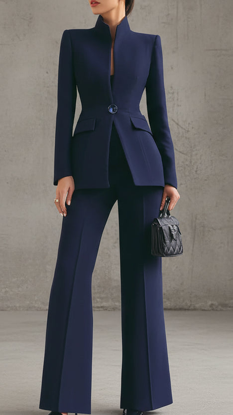 CONJUNTO SASTRE ELEGANTE DE CHAQUETA Y PANTALÓN