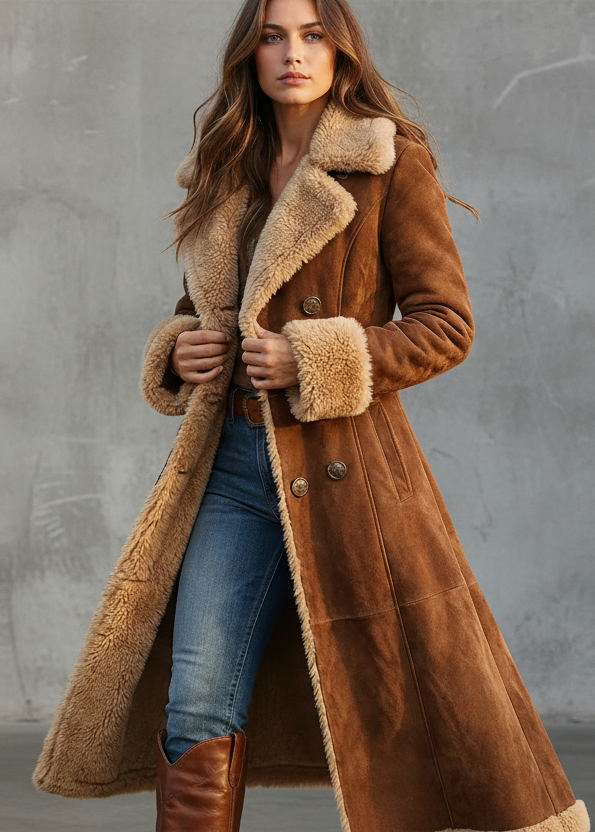 ELEANOR - ABRIGO DE LANA SUAVE CON FORRO CÁLIDO