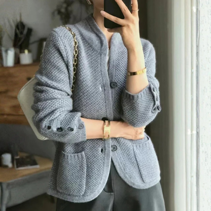 CARDIGAN DE PUNTO CLÁSICO