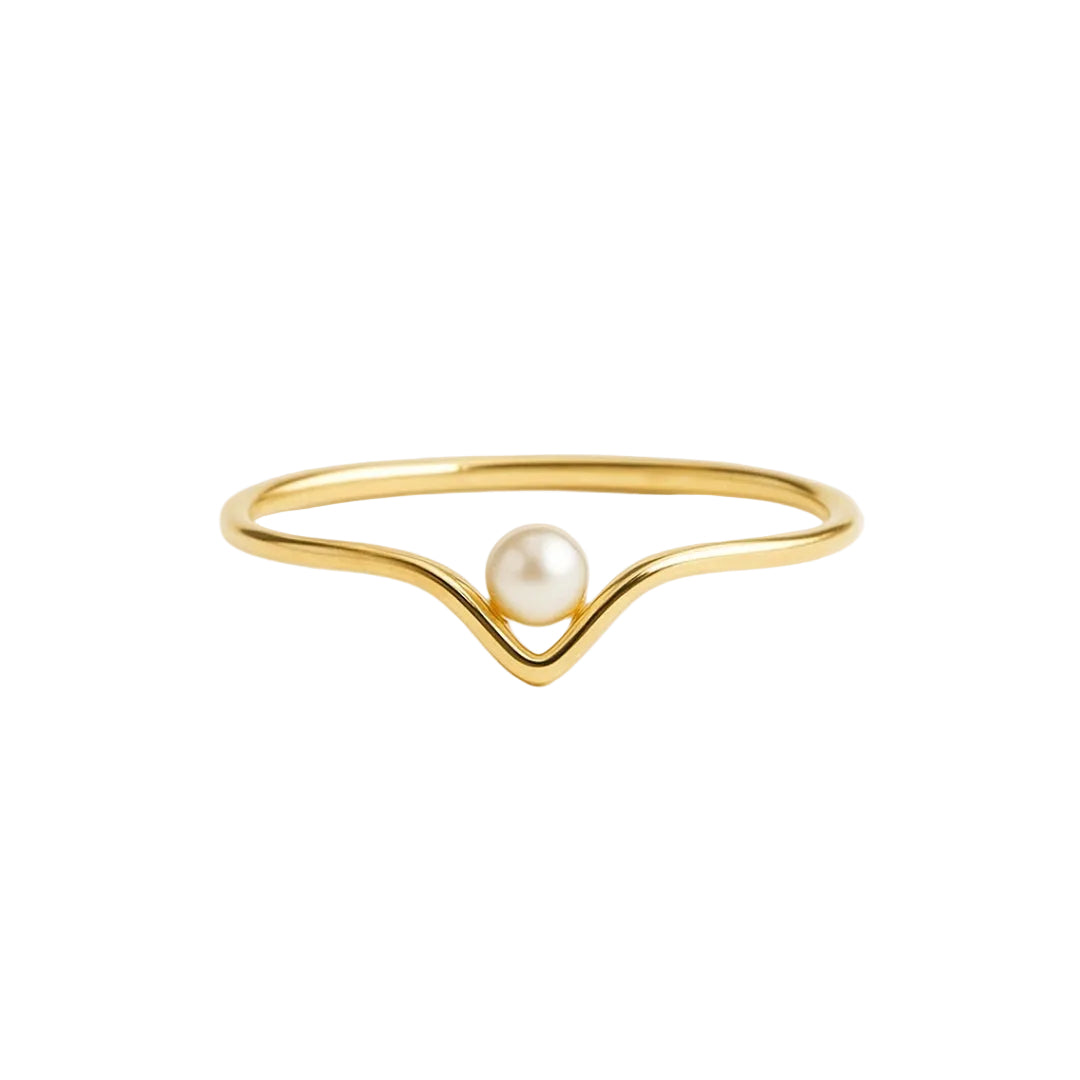 ANILLO VALENTINA ROCHE V PERLA MINIMAL
