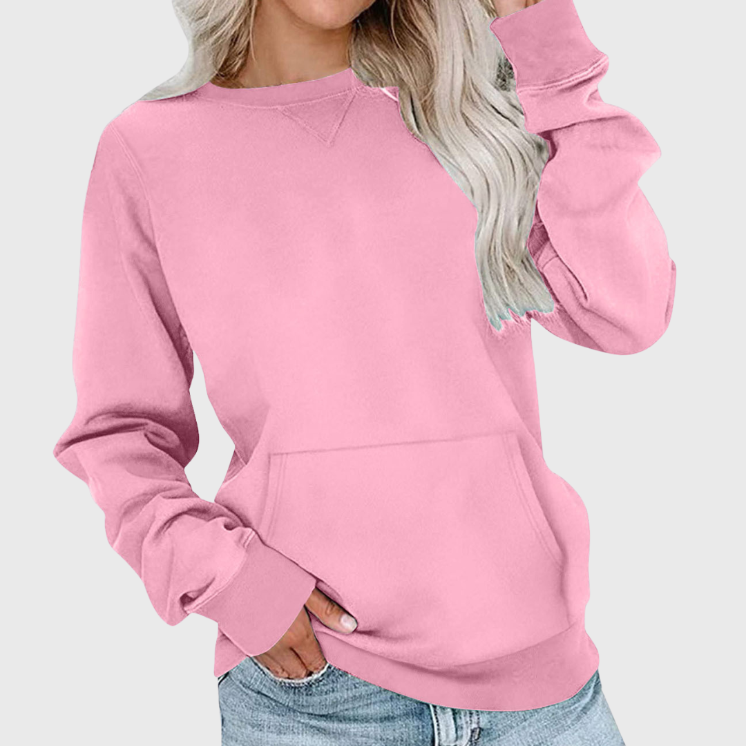 SUDADERA BÁSICA DE MANGA LARGA