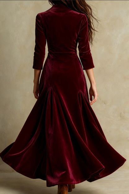 VESTIDO SOLÈNE VINTAGE MAXI