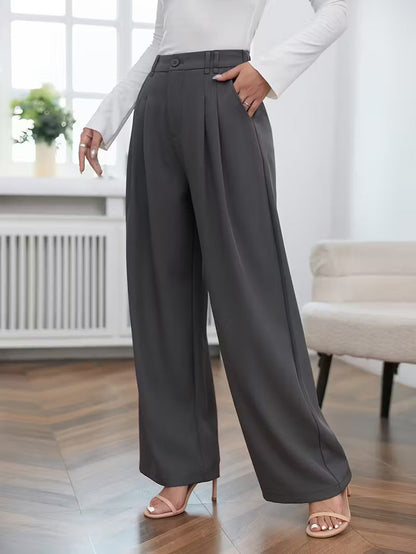 PANTALÓN PALAZZO FLUIDO DE TIRO ALTO