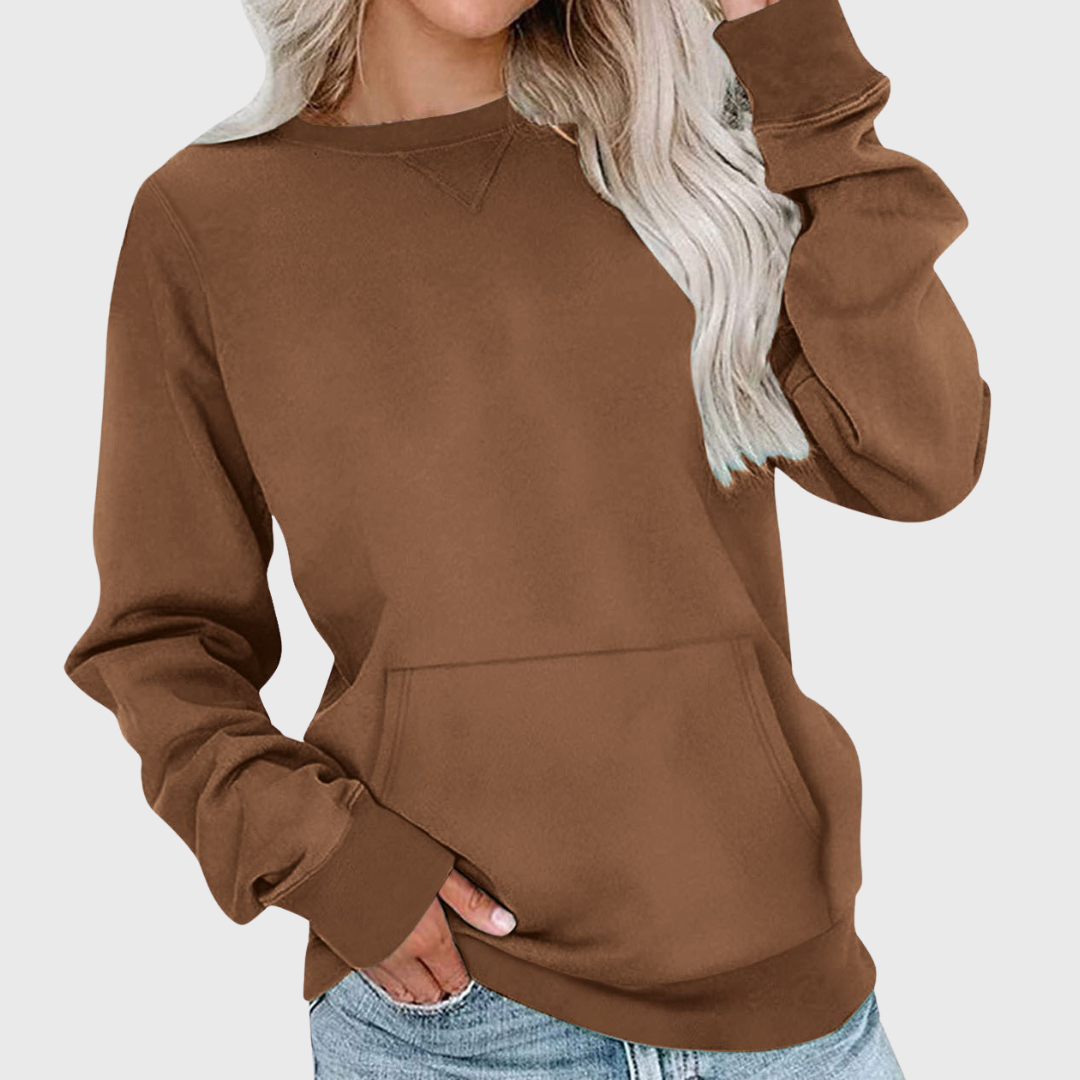 SUDADERA BÁSICA DE MANGA LARGA