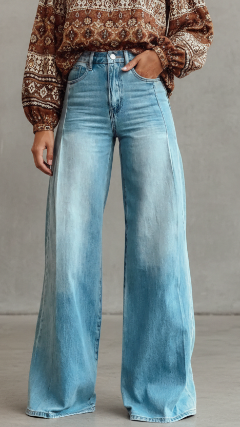 JEAN VALENTINA ROCHE WIDE LEG ELEGANTE
