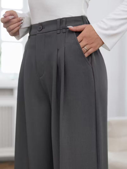 PANTALÓN PALAZZO FLUIDO DE TIRO ALTO