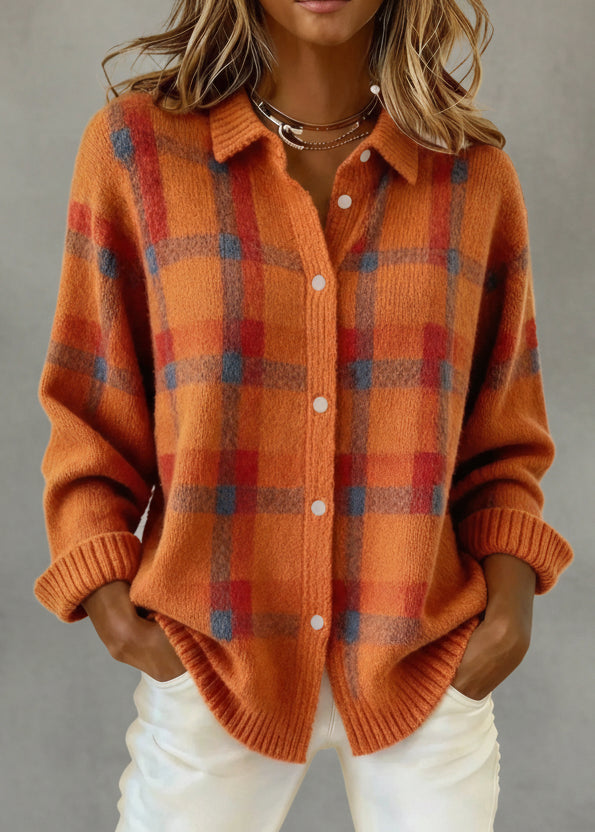 VERNON – JERSEY DE CUADROS VINTAGE CONFORT