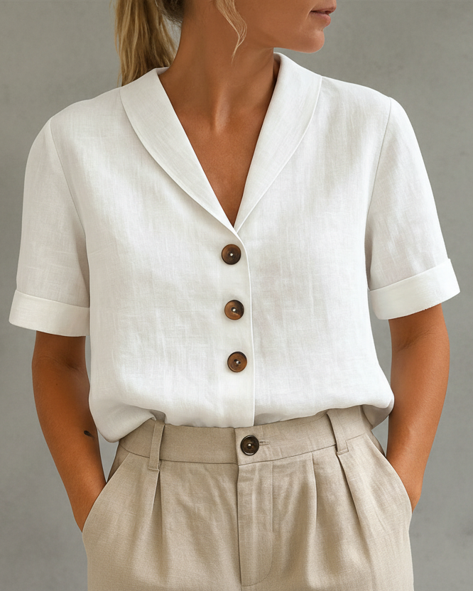 BLUSA LINEN MINIMAL
