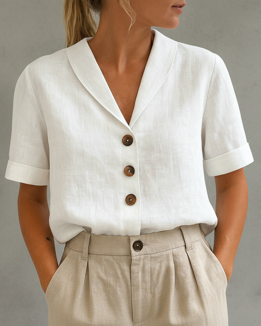 BLUSA LINEN MINIMAL