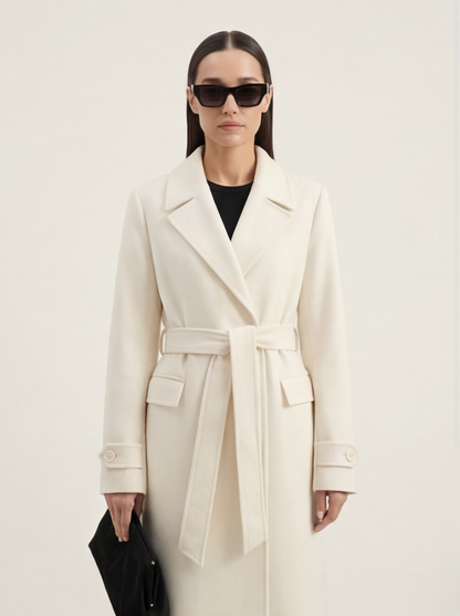 ABRIGO IVORY PREMIUM ELEGANCIA ATEMPORAL