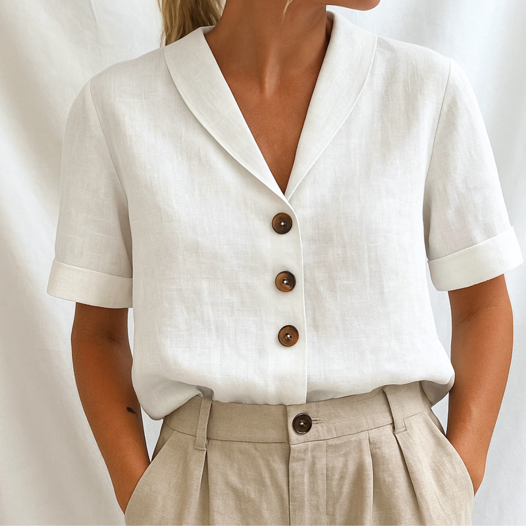 BLUSA LINEN MINIMAL