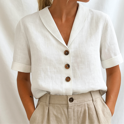 BLUSA LINEN MINIMAL