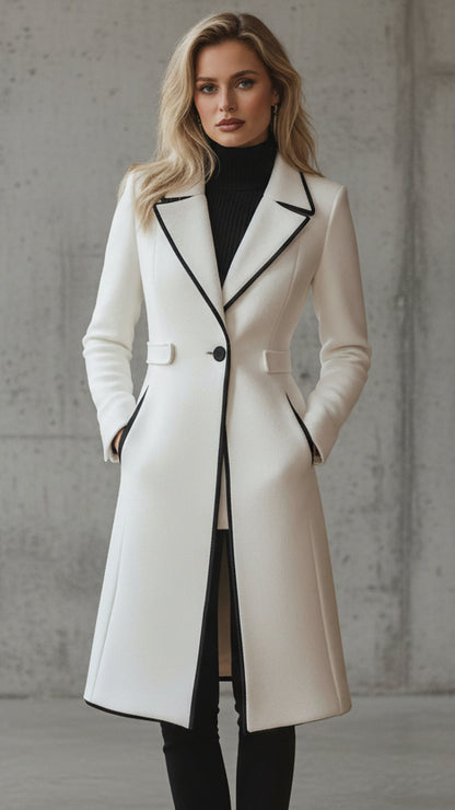 ABRIGO LARGO VALENTINA ROCHE ELEGANTE