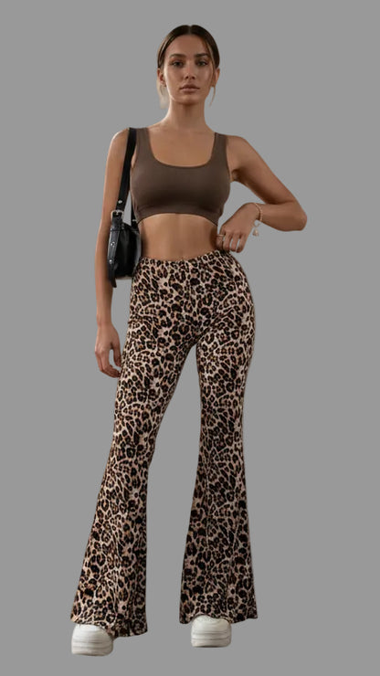 PANTALÓN VALENTINA ROCHE ANIMAL PRINT ELEGANTE