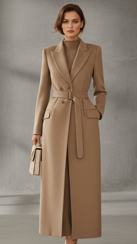 VESTIDO VALENTINA ROCHE SASTRERO MIDI ELEGANTE