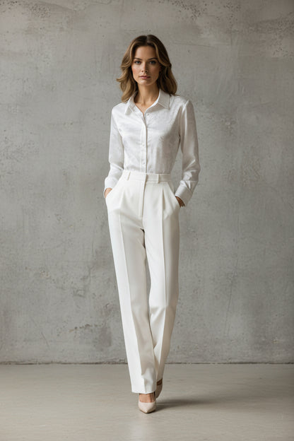 CAMISA VALENTINA ROCHE BLANCA ELEGANTE